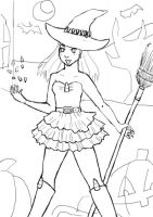 Happy Halloween! (lines)